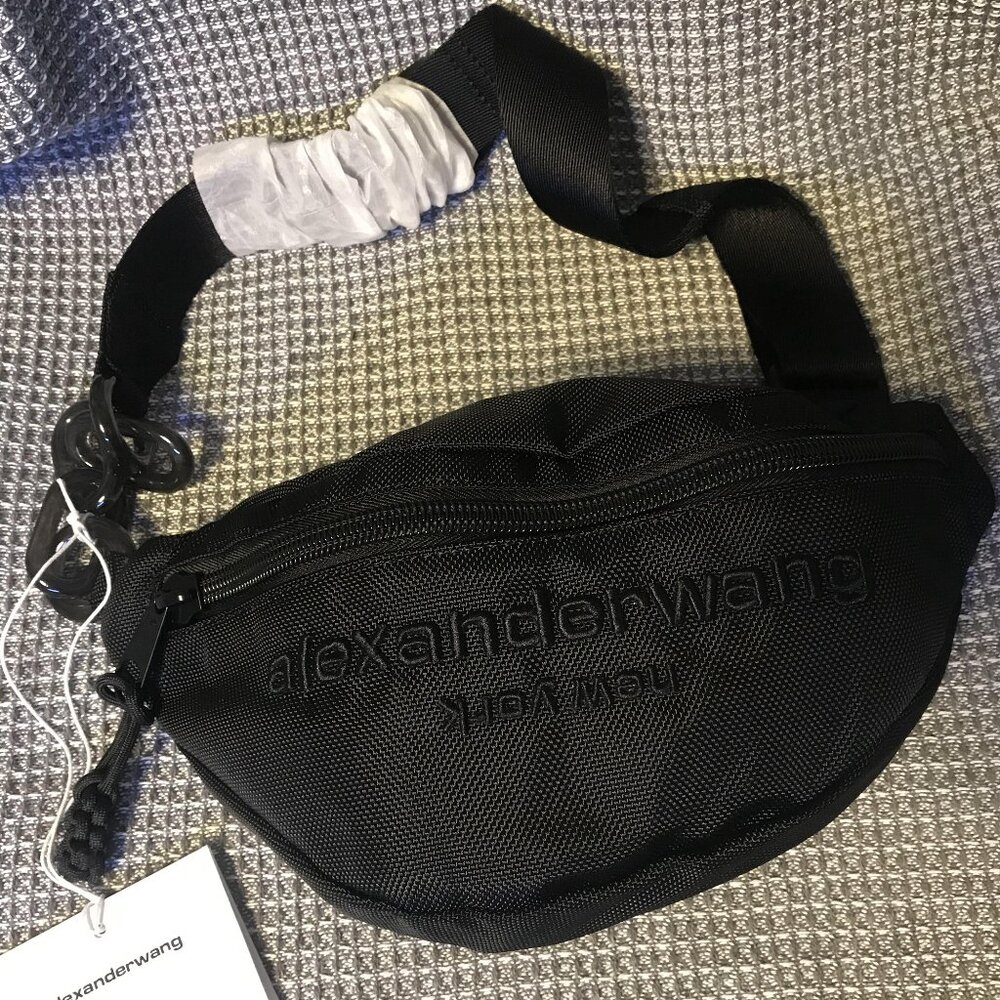Alexander Wang Black Primal Fanny Pack